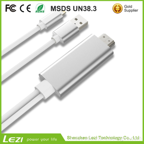 1080p hdim cable smart phone to HD TV cable for wholesalesIOS to MHL 1080P HDTV Cable